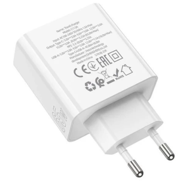 Мережевий Зарядний пристрій Hoco C113A Awesome 65W