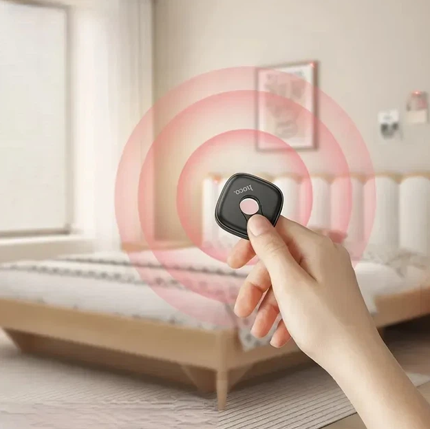 Детектор прихованих камер Hoco GM231 Anti-spy виявник відеокамер брелок Black