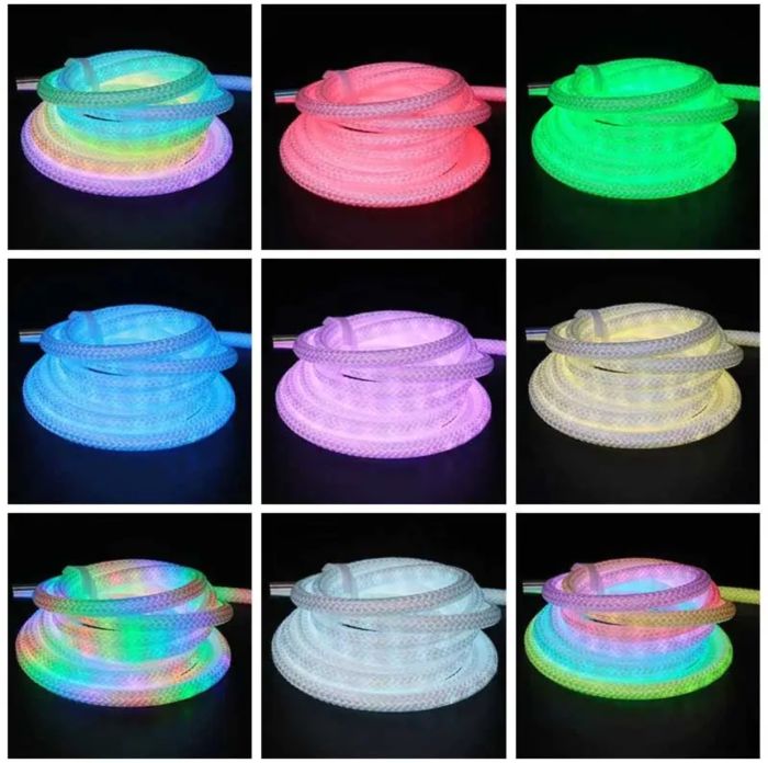 Розумна Неонова LED Стрічка-Шланг RGB (5 м): Гнучкий Водонепроникний Неон для Будинку та Вулиці